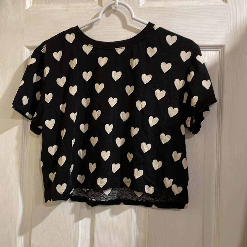 Heart crop top